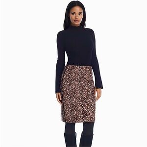 WHBM leopard skirt